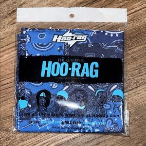 Hoo-rag Blue Paisley Bandana